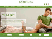 Tablet Screenshot of greenviewhotel.com